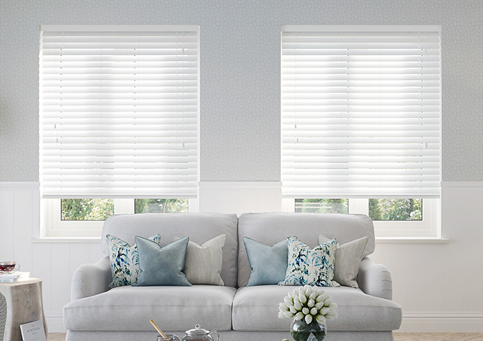 Ecowood, Snow White Satin - Venetian Blind - Image 3